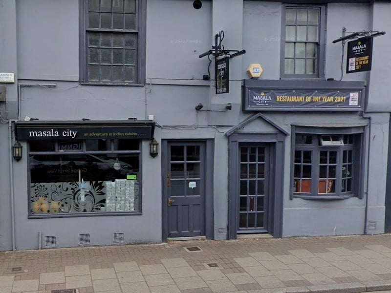 Masala City in St Pancras, Chichester, is a popular Indian restaurant with a rating of 4.5 stars from 110 reviews.