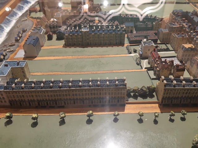 The Steyne with Bedford Row behind on the diorama