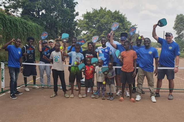 Arun Pickleball Club members take the sport to Uganda