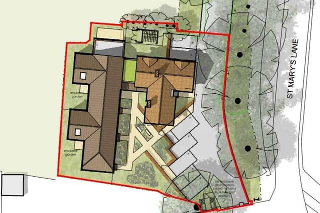 Proposed layout of the Bexhill development