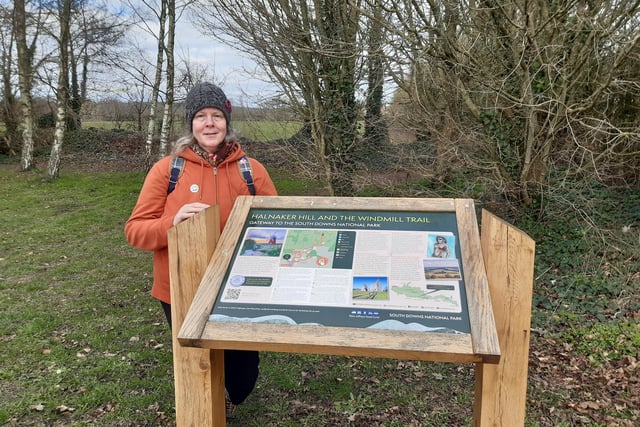 There is a noticeboard detailing the route at the northern end of Boxgrove Village Hall car park and the signed trail starts across the road, opposite