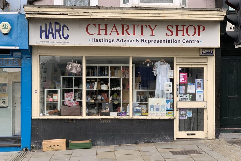 The St Leonards charity shop from which the painting was originally sold