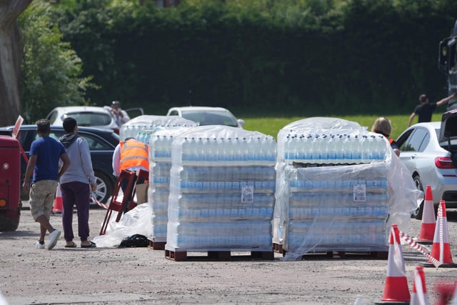 Southern Water customers have flocked to a bottled water station in Billingshurst after Horsham District was left with 'no water' following a ‘failure’ at one of the company’s supply works.