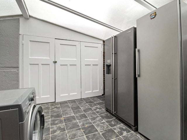 The practical lean-to/utility room