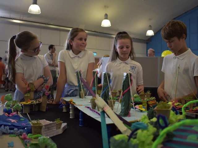 More than 250 students took part in the event
