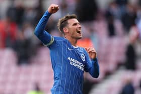 Brighton's veteran midfielder Pascal Gross has excelled this season. (Photo by Stu Forster/Getty Images)