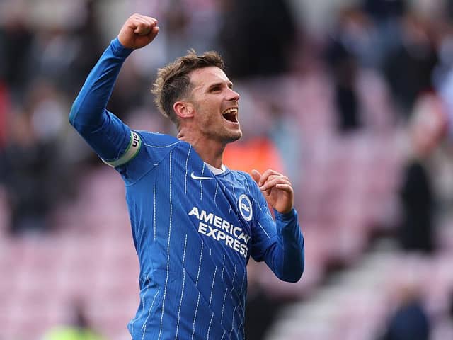 Brighton's veteran midfielder Pascal Gross has excelled this season. (Photo by Stu Forster/Getty Images)