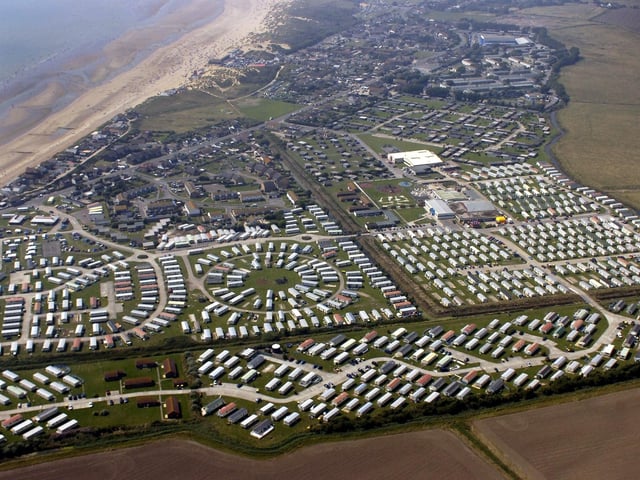 Aerial photo taken 2005: Camber