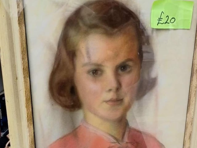 The painting of the little girl that is said to be cursed