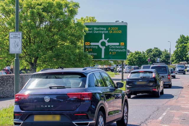 The Offington roundabout on the A27 would be improved as part of the scheme