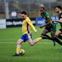 Action from Lancing''s home Isthmian south east division win over Phoenix Sports