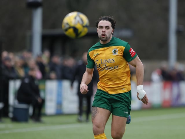 Isthmian Premier action from Horsham's excellent 3-1 home win over play-off chasing Billericay Town on Saturday