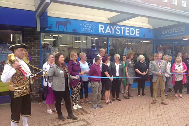 Opening of Raystede charity shop in Vicarage Field