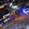 Hastings Bonfire from the air. Pics by Liam Willis Photography