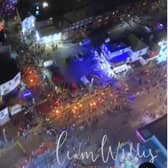 Hastings Bonfire from the air. Pics by Liam Willis Photography