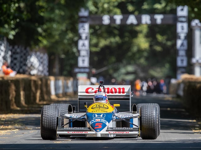 Taking to the track at Goodwood Festival of Speed. Photo: Michael John Reed.