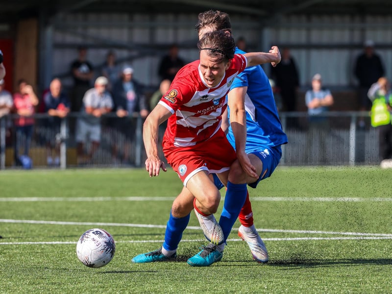 Action from Eastbourne Borough v Truro City in the National League South