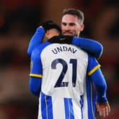 Deniz Undav and Alexis Mac Allister both will start for Brighton against Grimsby in the FA Cup quarter-final (Photo by Stu Forster/Getty Images)