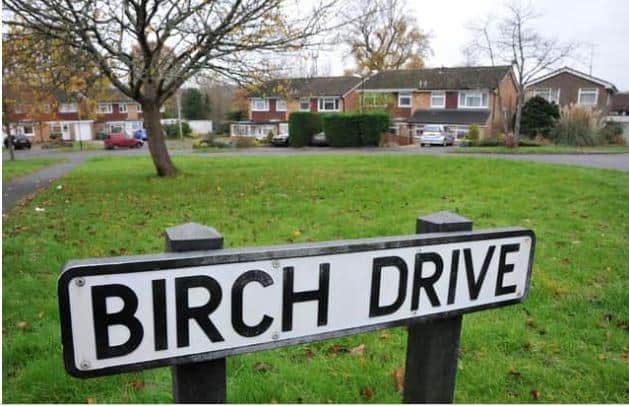 The land in Birch Drive, Billingshurst, has been sold for £19,000 - nearly four times its asking price