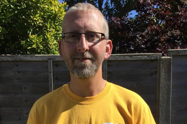 Gary Woolven is hoping to raise at least £1,000 for his chosen charity