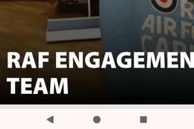 Over 60 group meeting the RAF