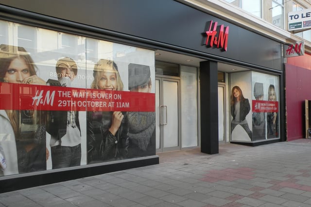 The new H&M ahead of opening day, October 29, 2009