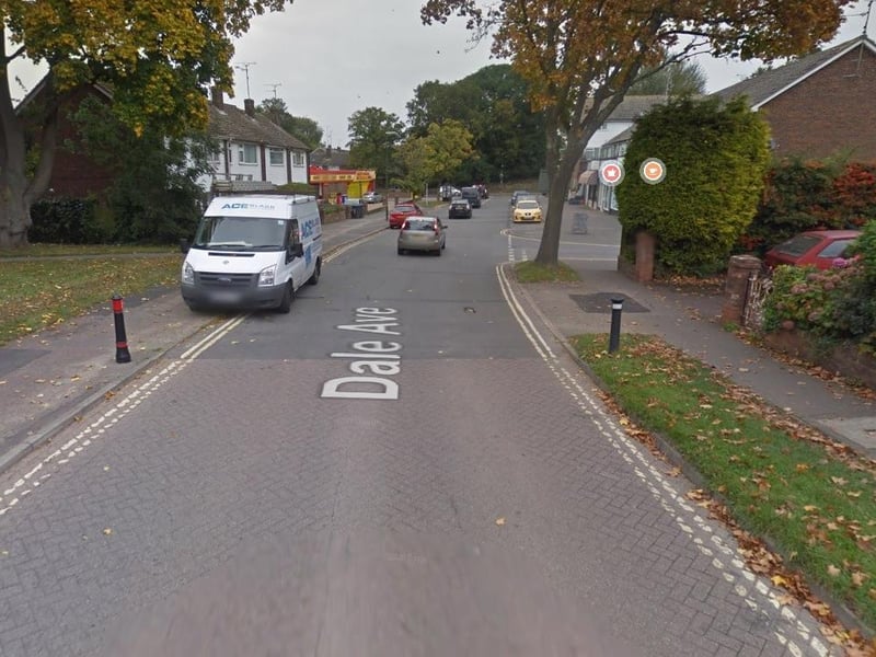 A large pothole has been reported on the west side of Dale Avenue in Hassocks.