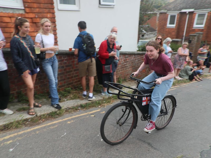Hastings Old Town Carnival Week 2024: Bike Race. Photo by Roberts Photographic.