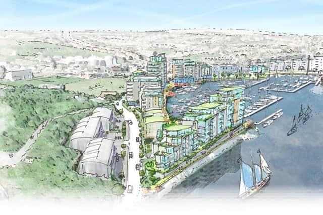Proposed redevelopment of the Newhaven Marina