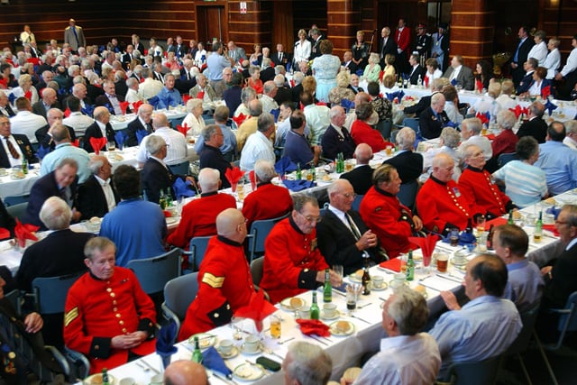The scene at Worthing Assembly Hall for the 2006 lunch