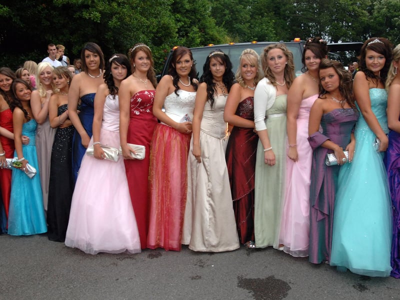 The Davison High School prom at Highdown Towers in June 2008