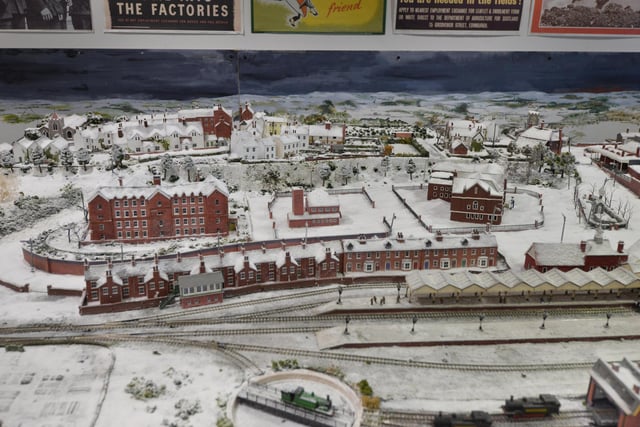 The 1940 Winter Wartime Model Railway at Bexhill Museum.