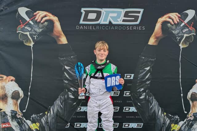 Ronnie Deacon, 12, from Shoreham, has been crowned one of the top 10 go-karters in the country