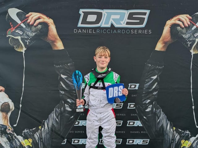 Ronnie Deacon, 12, from Shoreham, has been crowned one of the top 10 go-karters in the country