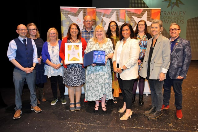 Culture award winners WORDFest - presented by Natalie Braham-Pearl, chief executive , Crawley Borough Council