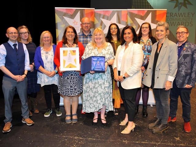 Culture award winners WORDFest - presented by Natalie Braham-Pearl, chief executive , Crawley Borough Council