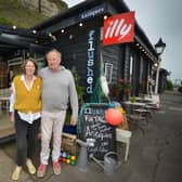 Flushed in Rock-A-Nore Road, Hastings Old Town. Owners David and Emma Mann.