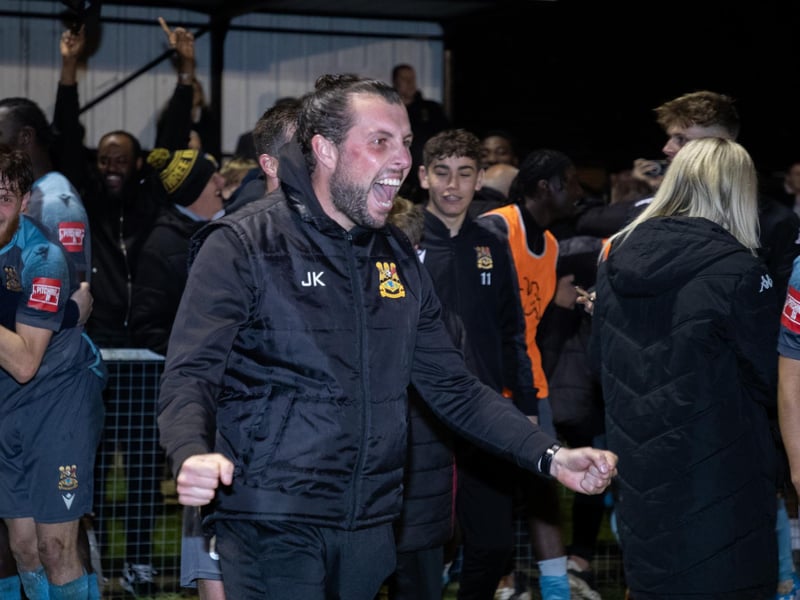 Jamie Crellin’s Three Bridges came from a goal down to beat Sittingbourne in their semi-final in Kent – to earn a place in Friday night’s final where they face Chichester City.