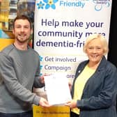 Mark Phillips, centre manager, Ropetackle and Janice Langley, chairman – Adur Dementia Friendly Communities
