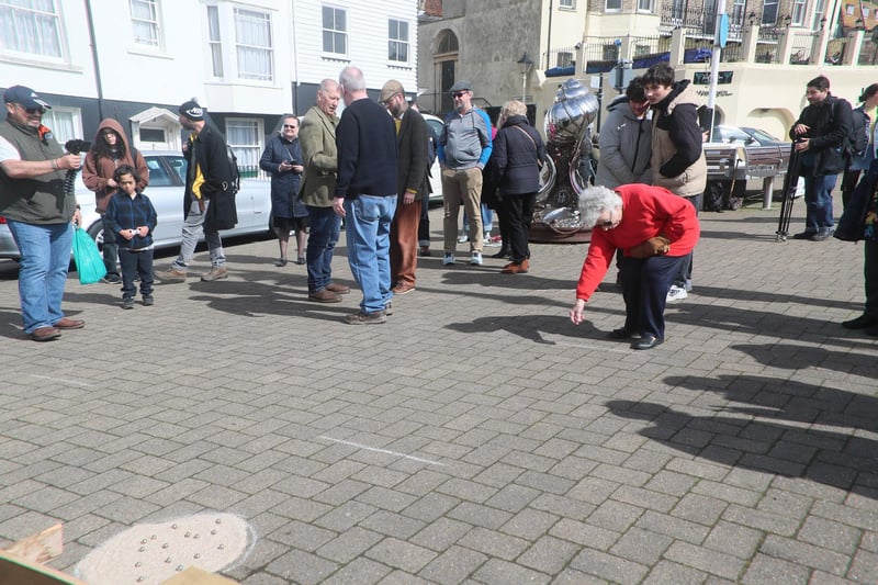 Good Friday Marbles Competition in Hastings Old Town. Photo by Roberts Photographic.
