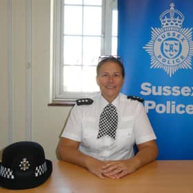 Kay Hutchings, the new District Commander for Chichester and Arun, sat down with the Chichester Observer to discuss her priorities and address concerns in the town. Photo: Sussex Police.