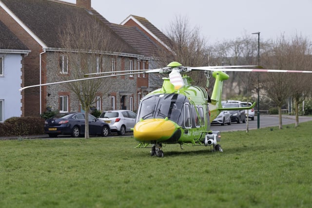 Air Ambulance and emergency services called to incident in Bognor park