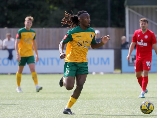 Action from Horsham's pre-season defeat to West Sussex neighbours Worthing