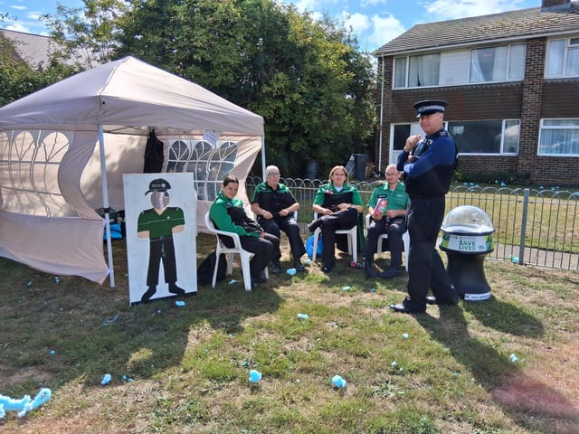 A family fun day was held in Lancing to bring together new residents at New Monks Park and people living on the existing Mash Barn estate.
