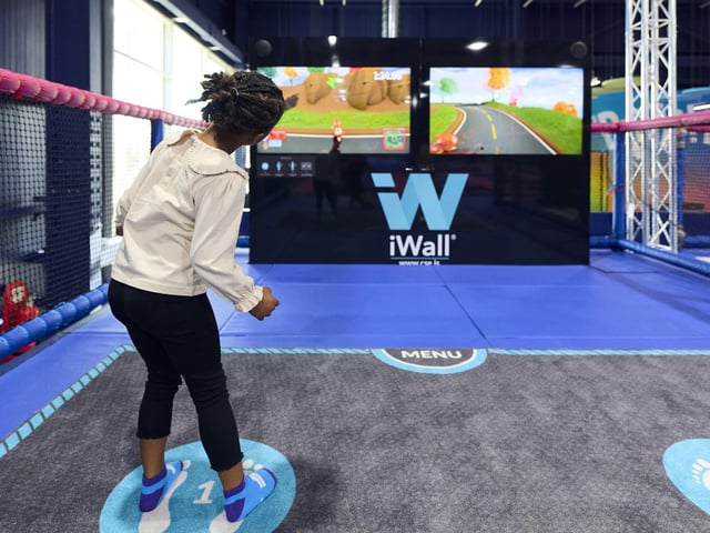 A new indoor activity park has officially opened in Crawley, bringing more than 40 trampolines, interactive games and a range of family attractions to the town.