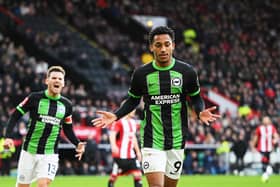 Joao Pedro, 22, scored a hat-trick during the 5-2 win at Sheffield United on Saturday (January 27) – taking his goal tally for the season to 18 in all competitions. (Photo by Clive Mason/Getty Images)