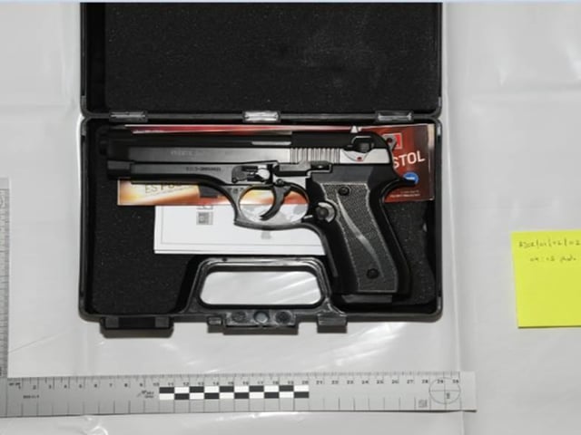 Some of the firearms and ammunition seized. Picture: NCA