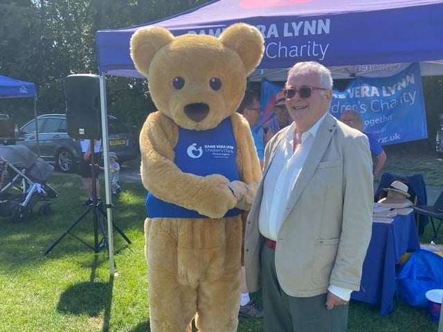 Christopher Biggins at the Dame Vera Lynn Children’s Charity Summer Fayre in Cuckfield