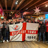 Crawley Town fans in Nottingham last week. Picture: Steve Herbert