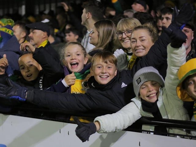 Action from Horsham v Barnsley